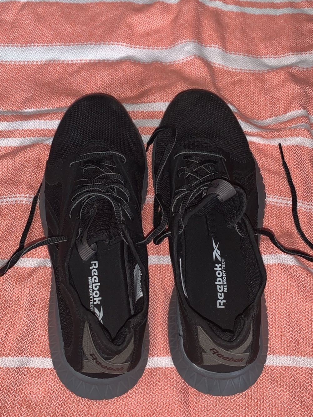 Reebok Unisex Black Athletic MemoryTech Work Shoes
